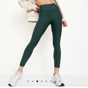 Women’s High-Waisted PowerSoft 7/8th Leggings in Glorious Pine Color, Size M